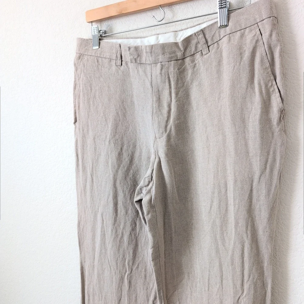 Rawganique Mens Hemp Trousers Tan Straight‎ Leg Eco-Friendly Pants Organic 36x33